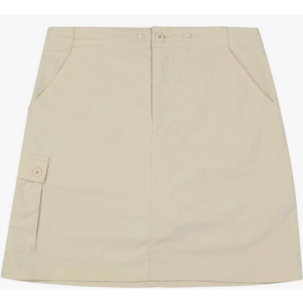 Patagonia Intercontinental Hideaway Tan Cargo Skirt Skort Sz 8